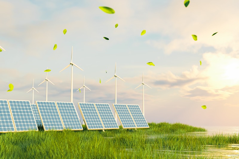 Solar_panels_and_wind_turbines_on_green_grass_field._Sustainable_energy_concept._3d_rendering.