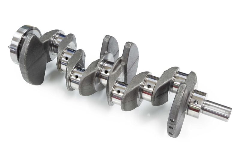 Cast_steel_crankshaft_ready_for_mounting_on_a_1.5_dci_diesel_engine</br></br>