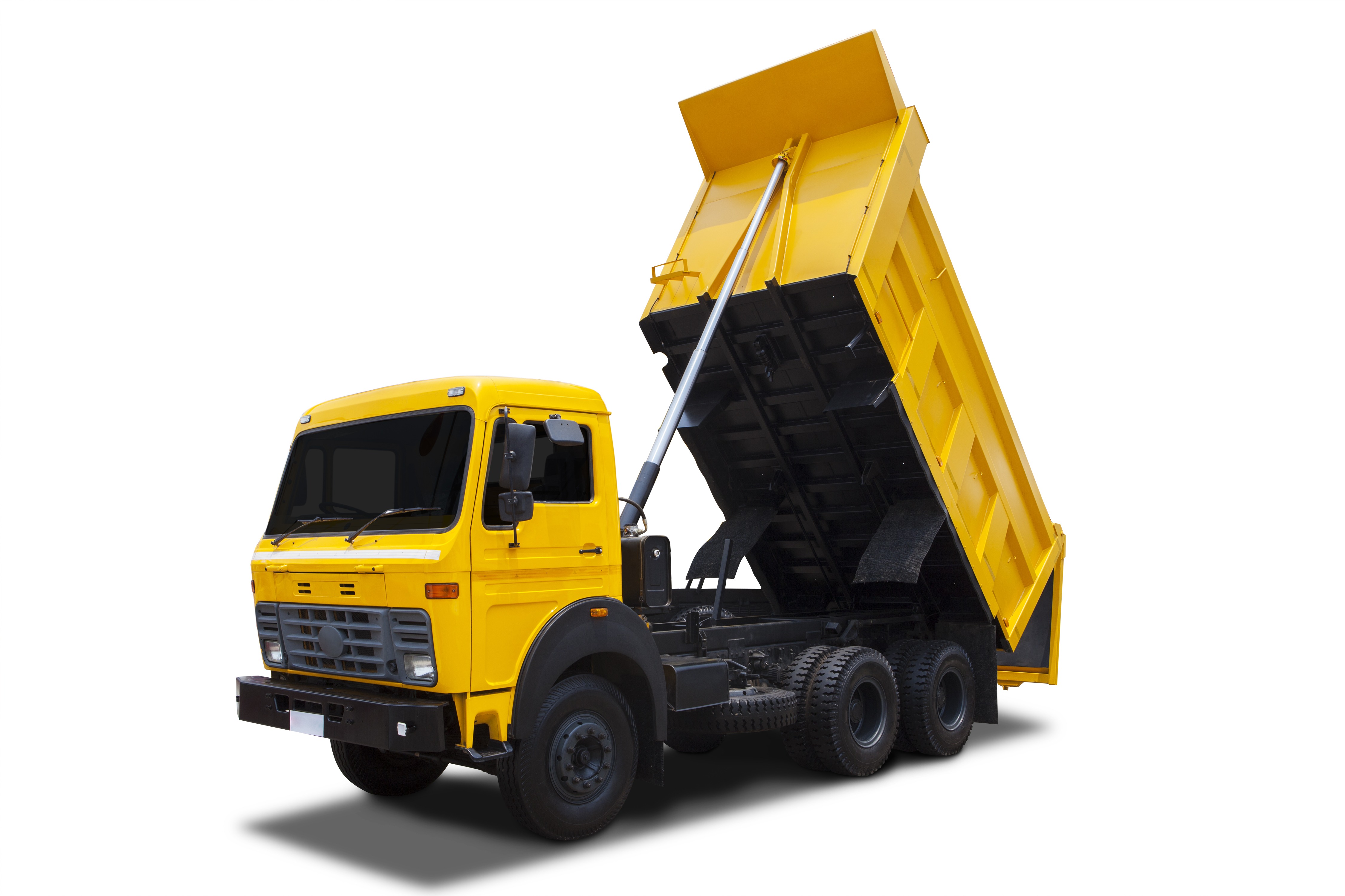 Yellow_dump_truck_with_shadow_isolated_on_white_background