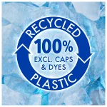 Informatief: 100% RECYCLED PLASTIC; EXCLUDING CAPS &DYES