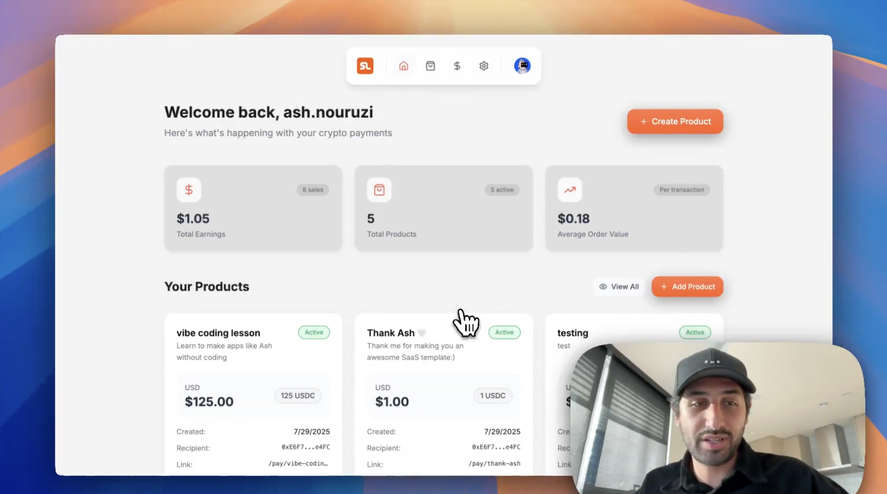 StableLink Payments App