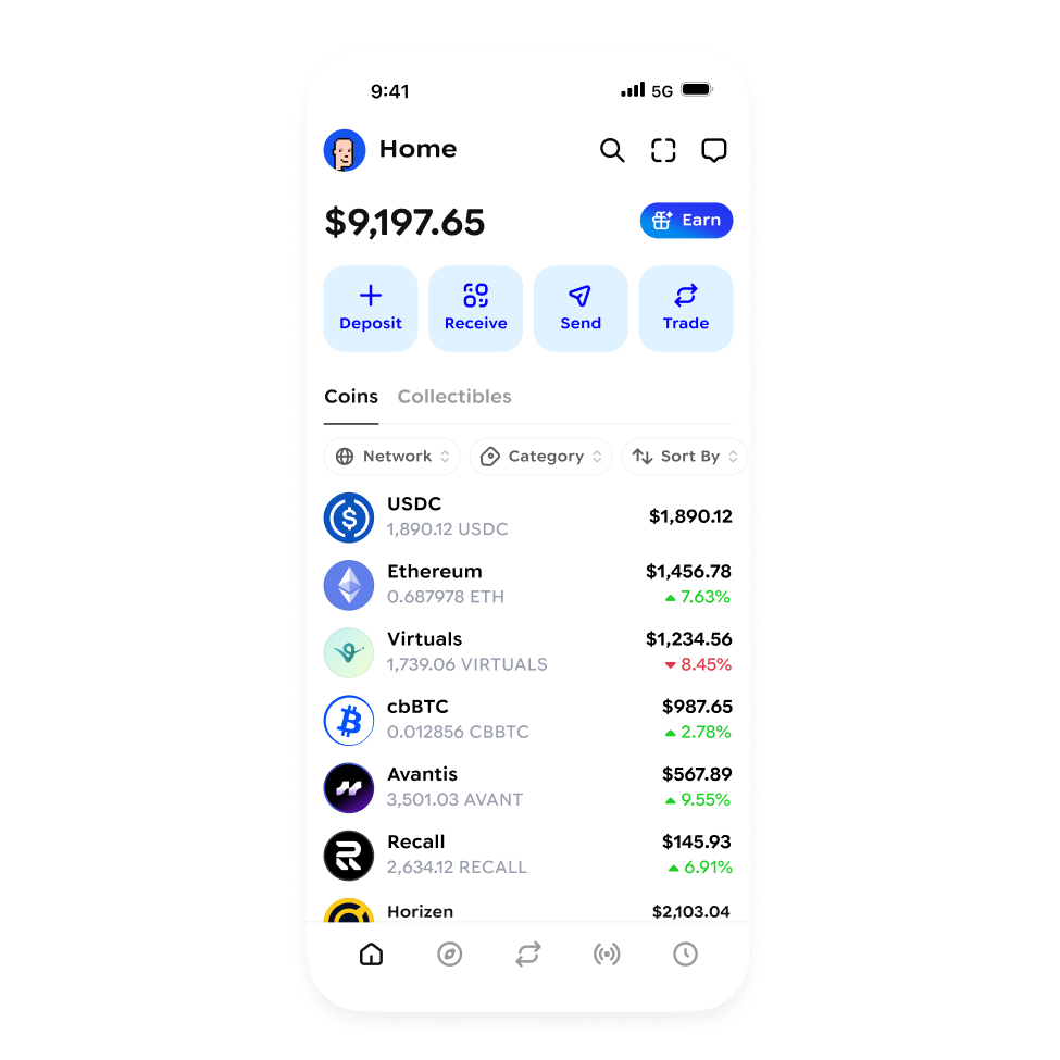 Base App screen