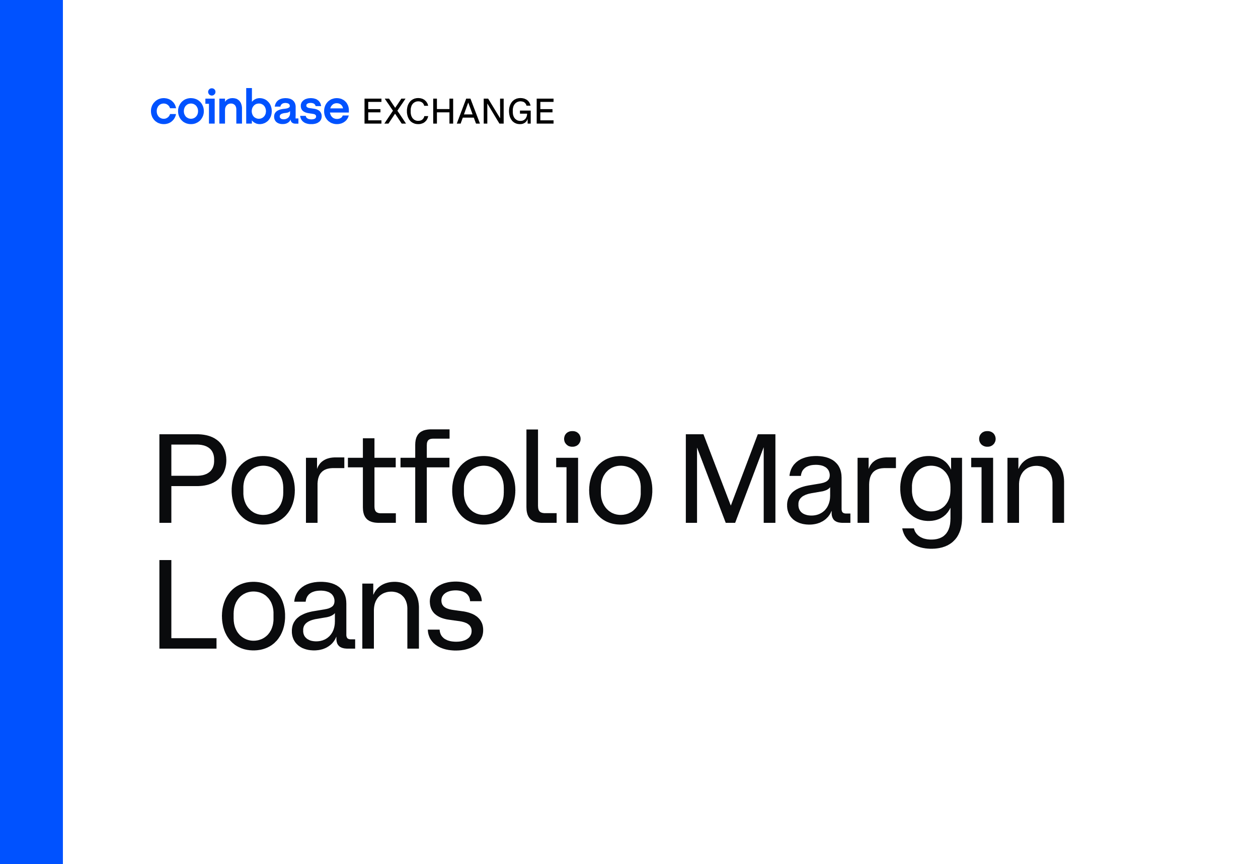 Portfolio Margin Loans