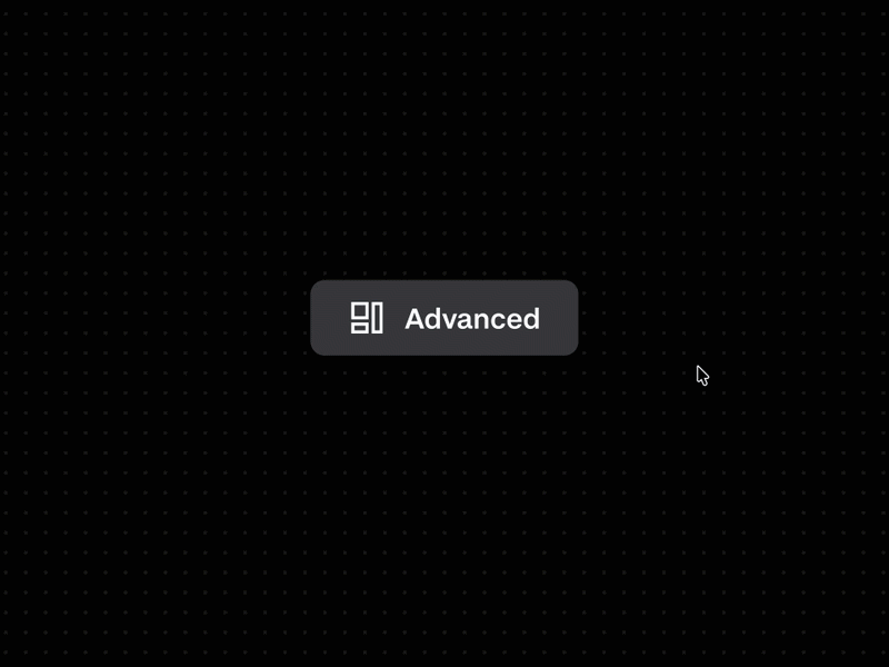 Screenshot of the Advanced Trade UI