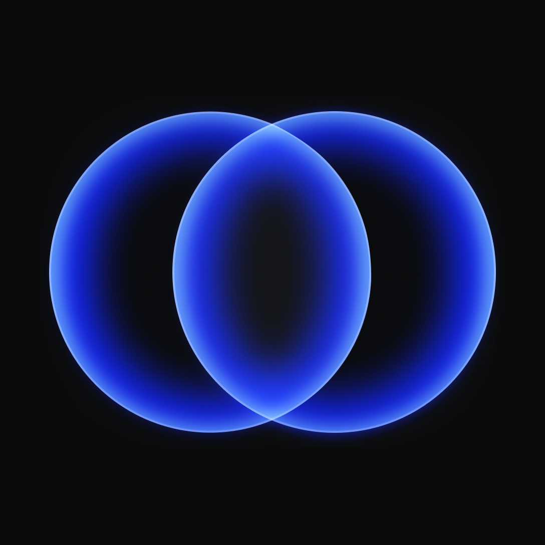 Overlapping circles