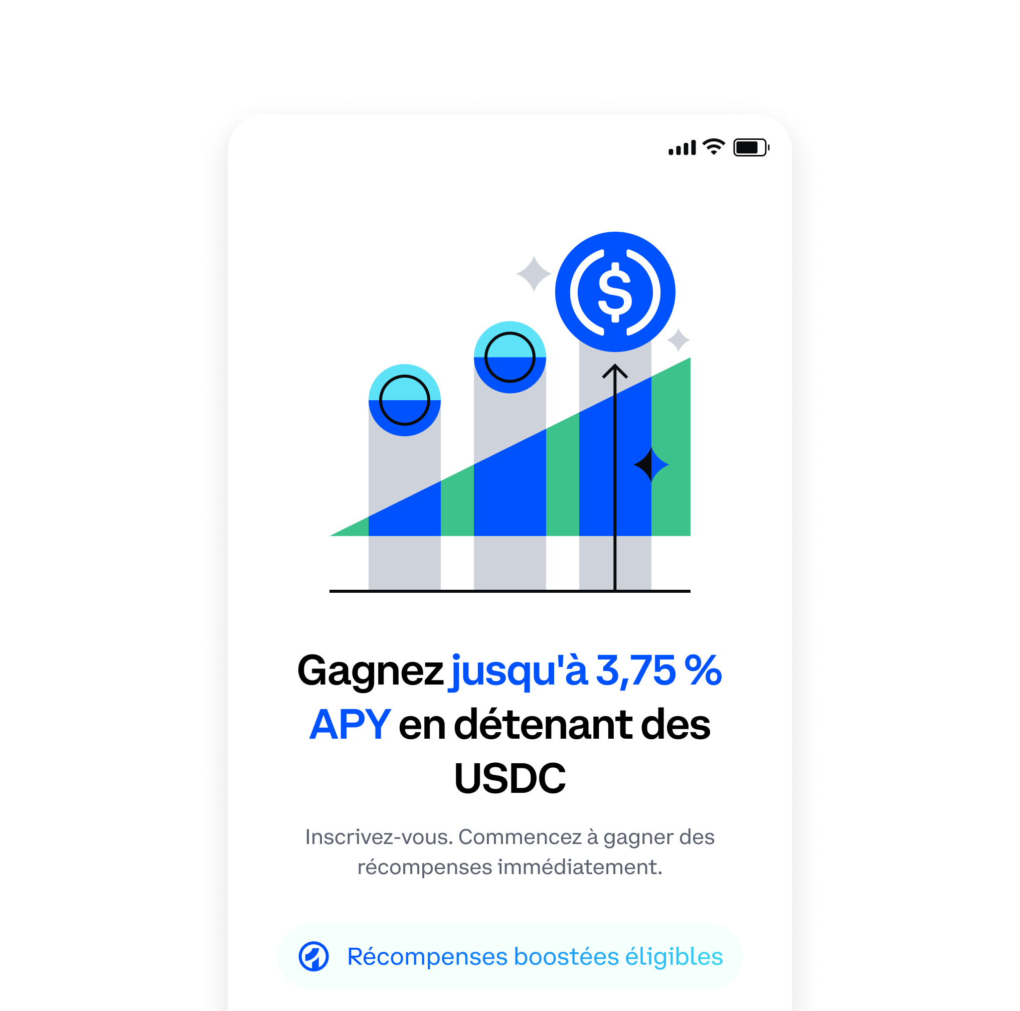 Image de récompense USDC bonifiée