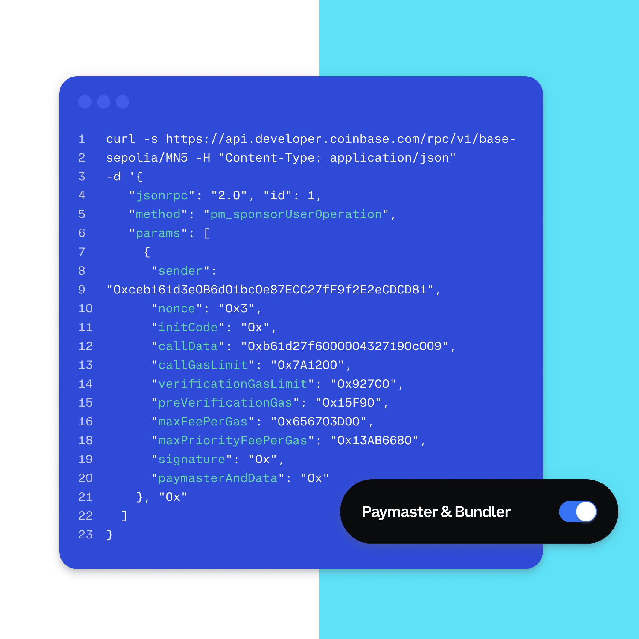 Paymaster & Bundler Right Aligned