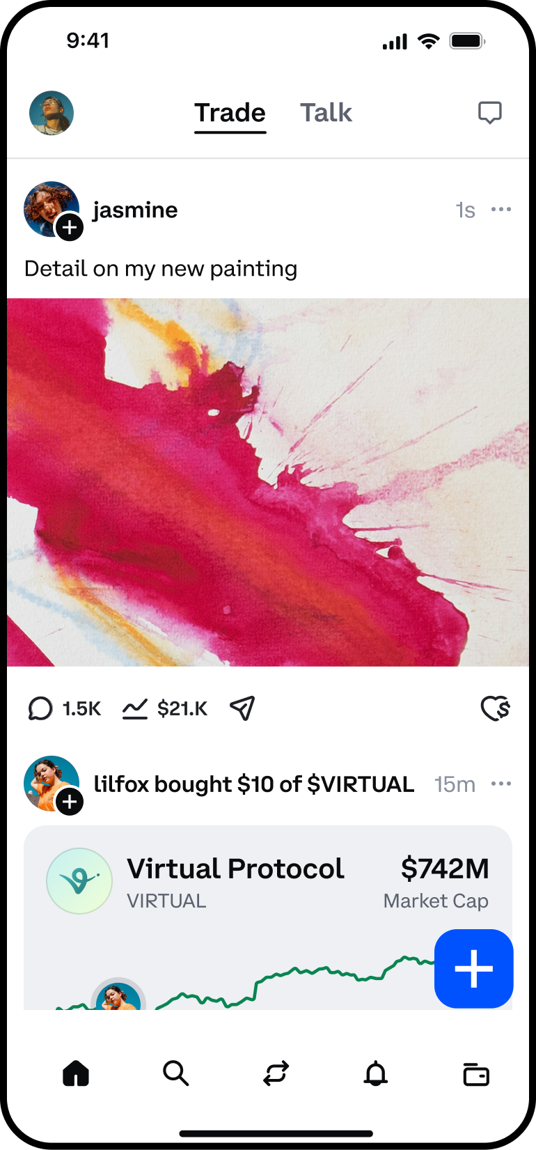Base App experience on a mobile phone
