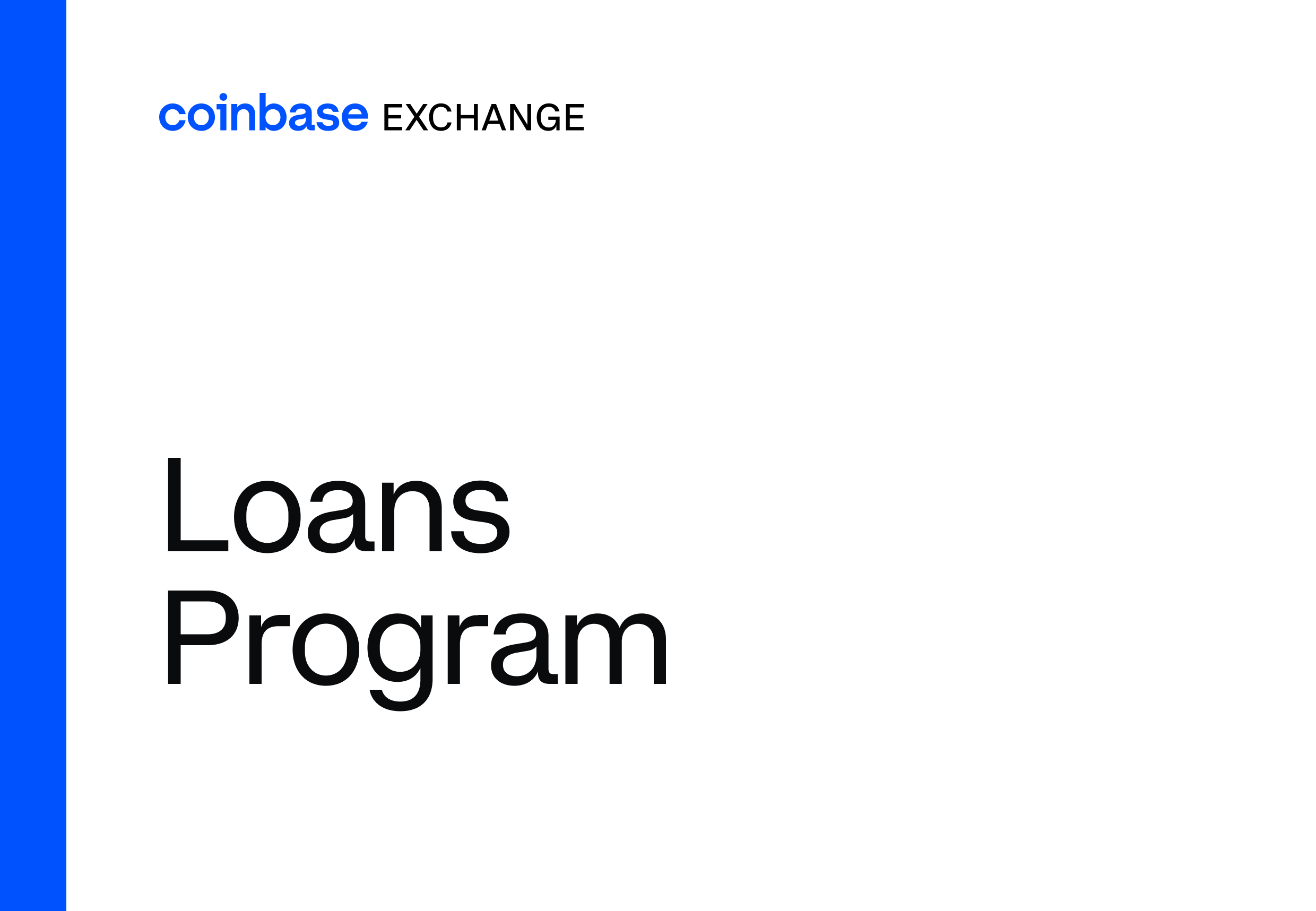 Exchange Loans Overview