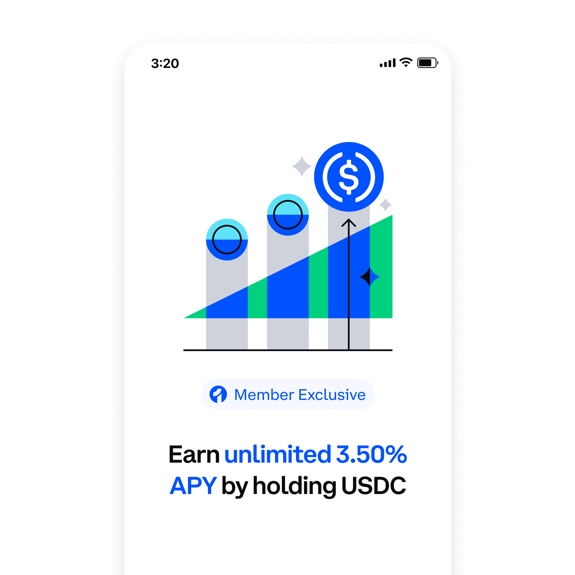 Earn rewards on USDC