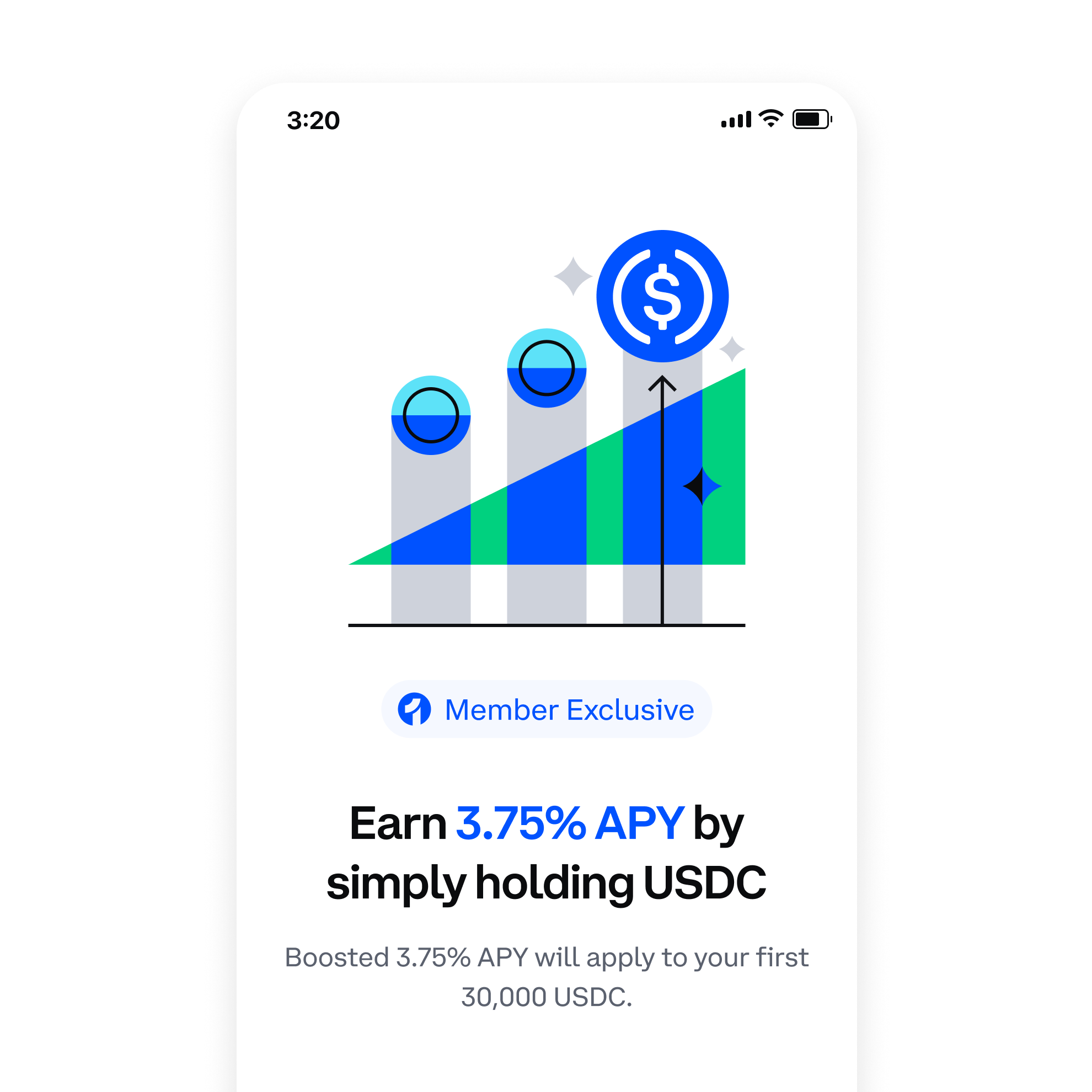 Earn rewards on USDC