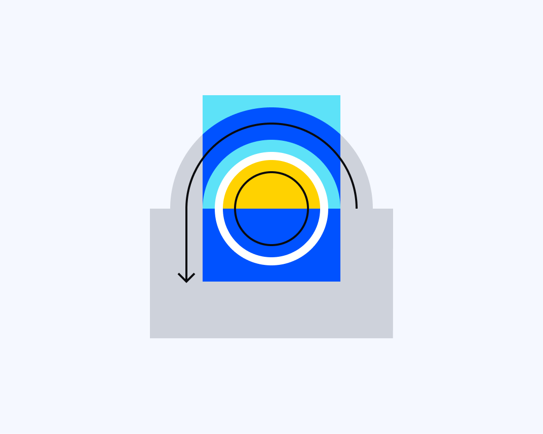 Secure custody pictogram