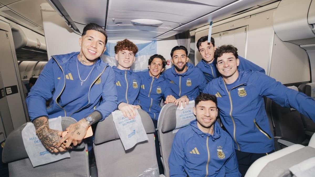 La selección argentina ya se encuentra en EEUU.