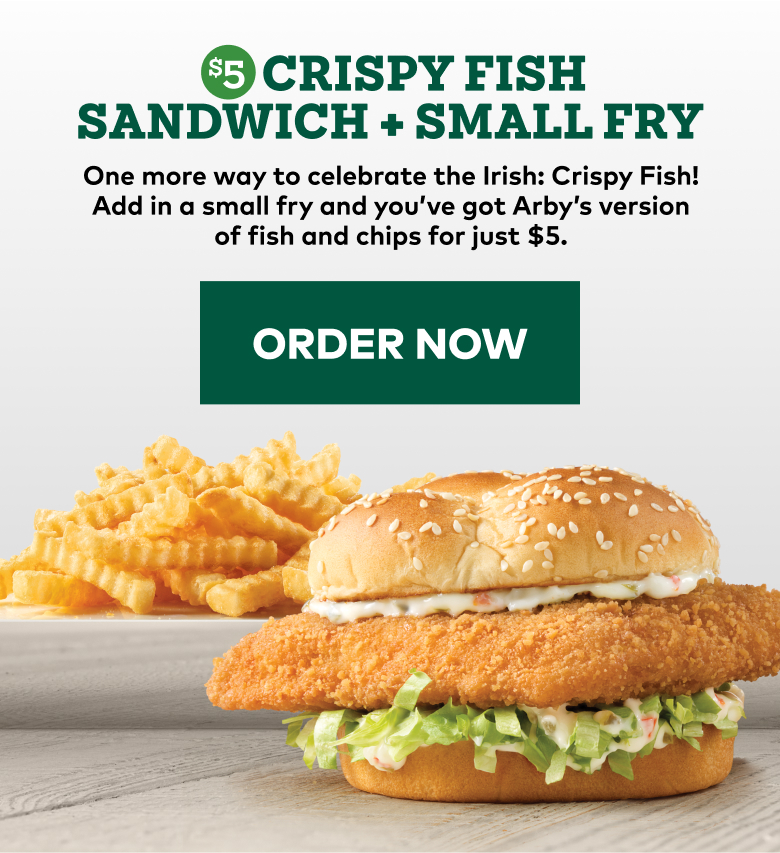 Arby's $5 Crispy Fish and Small Fry