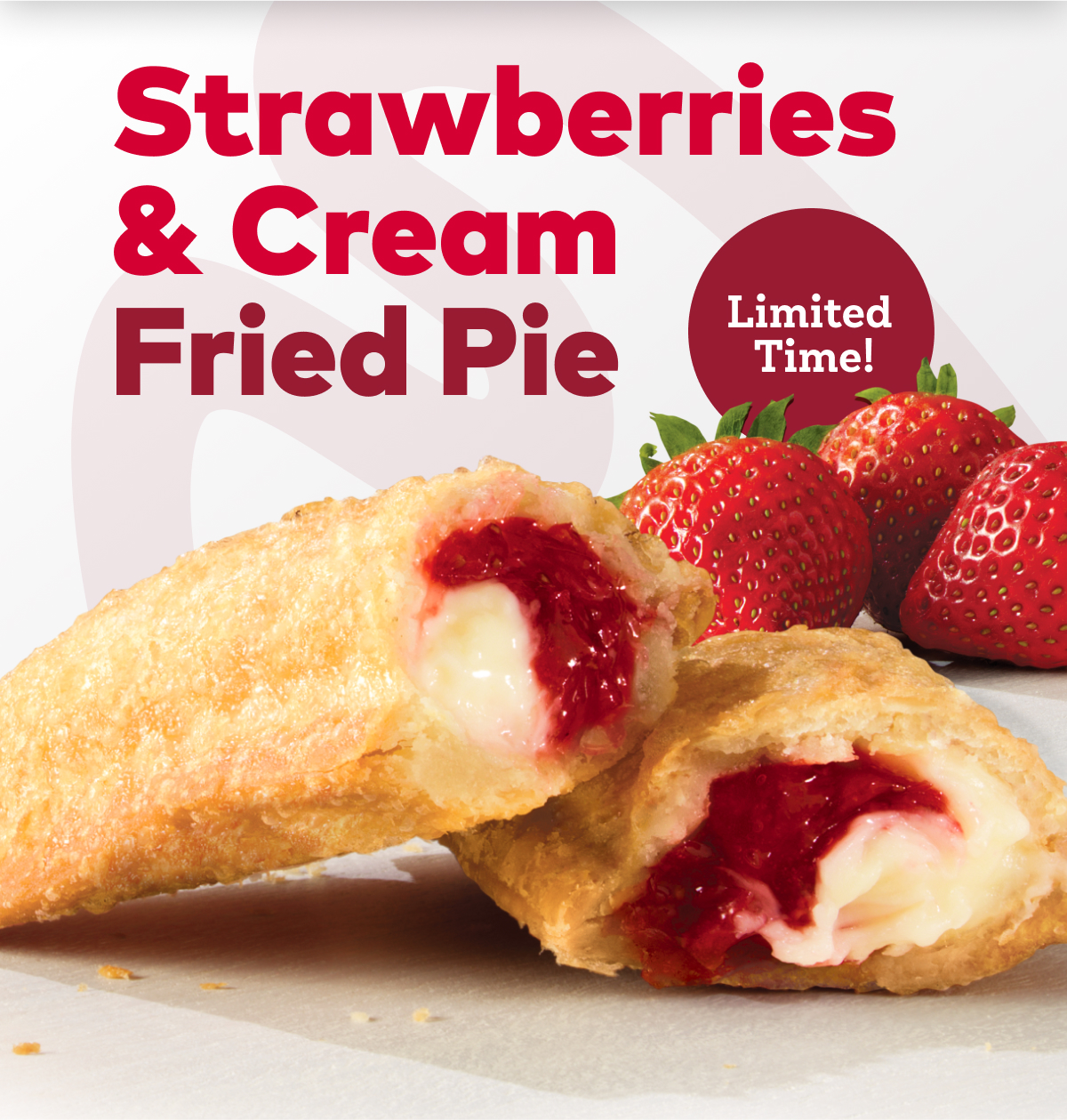 Strawberries and Cream Fried Pie