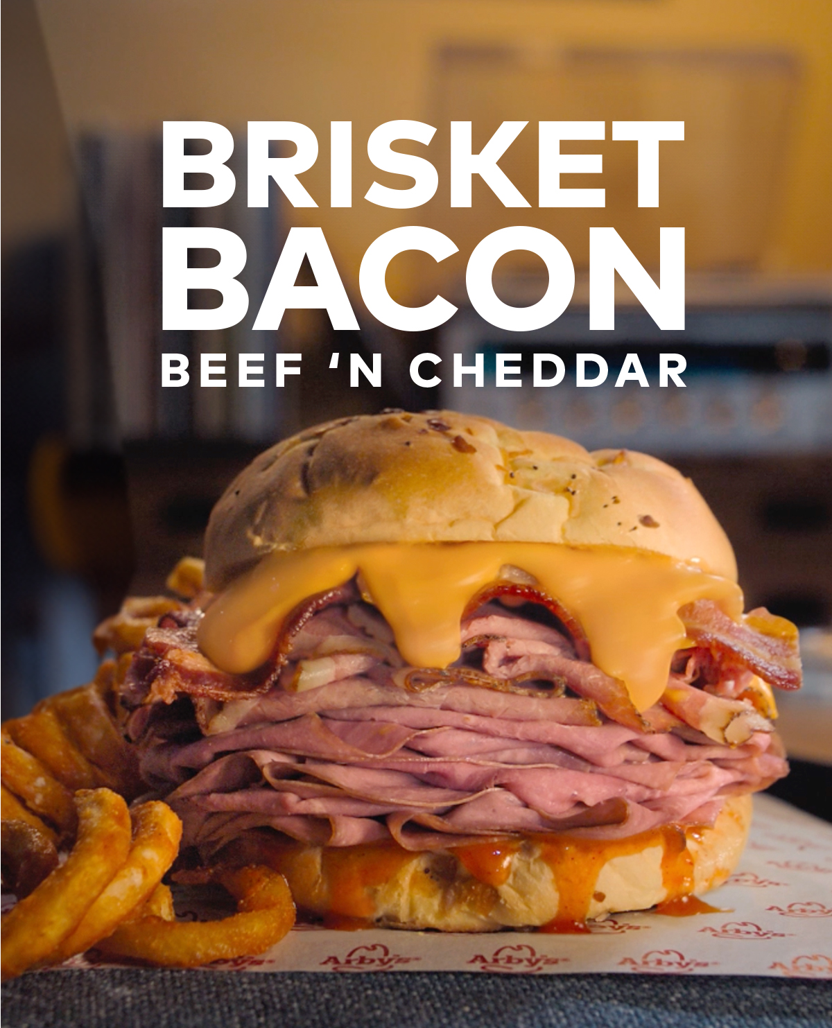 Dig in to the Brisket Bacon Beef 'N Cheddar Arby's