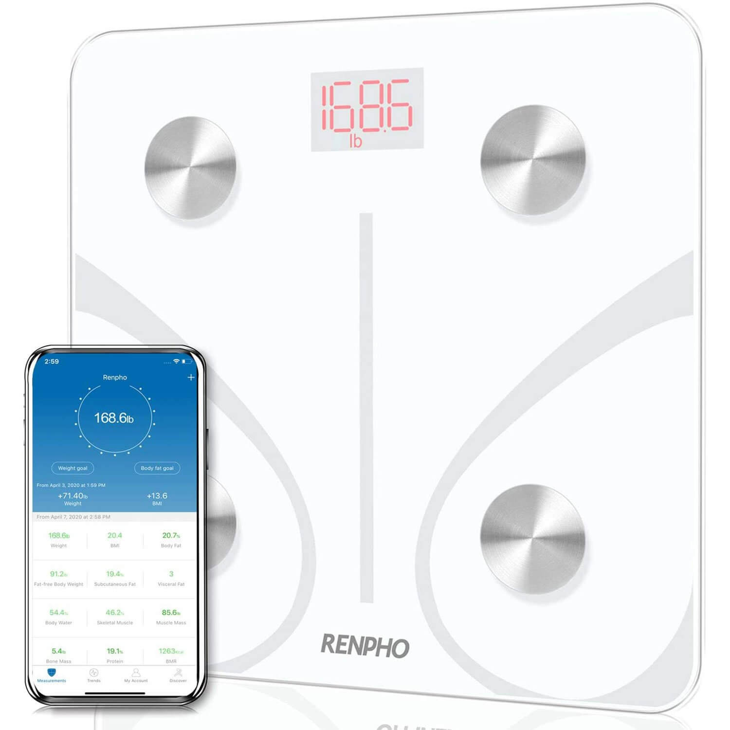 RENPHO Smart Body Fat Scale - Basic - 0