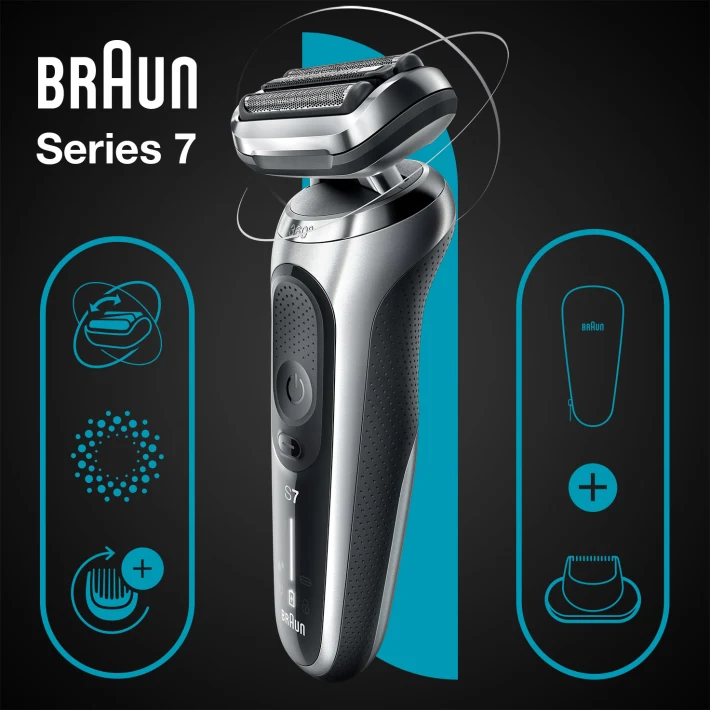 Braun Series 7 71-S1200s Elektrický Holicí Strojek