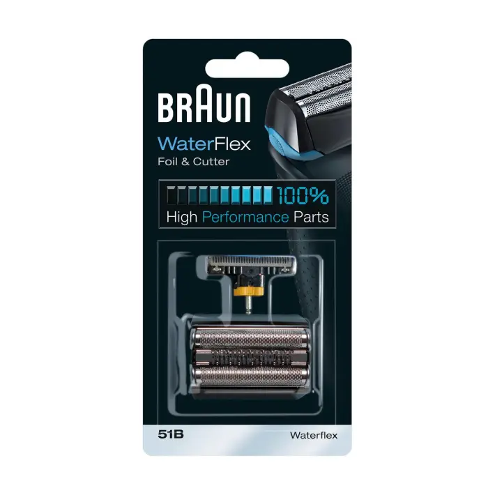 Braun Waterflex Combi 51B Foil and Cutter Replacement pack