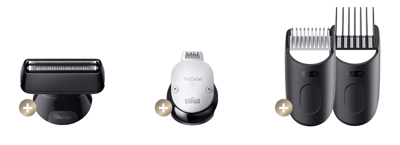 Hlava PrecisionShave ProDetail a ProContour, Přesné hřebeny