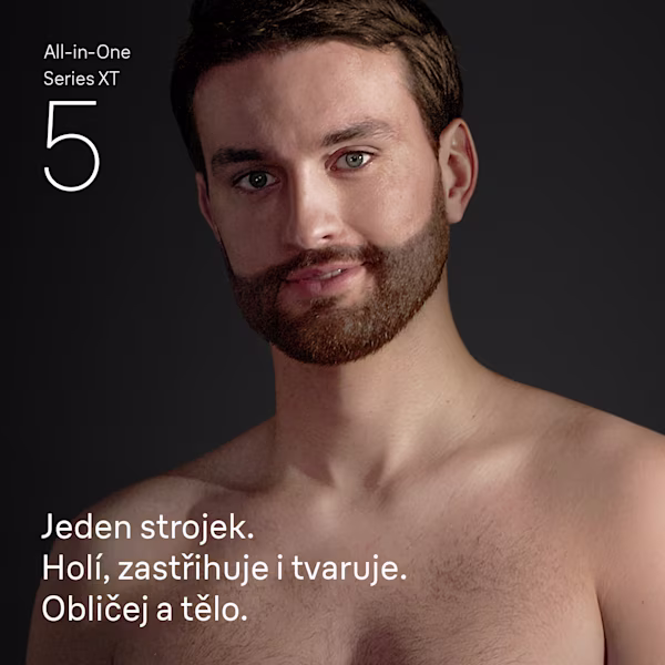 Jeden strojek. Holí, zastřihuje i tvaruje.Obličej a tělo. Jeden strojek. Holí, zastřihuje i tvaruje.Obličej a tělo.