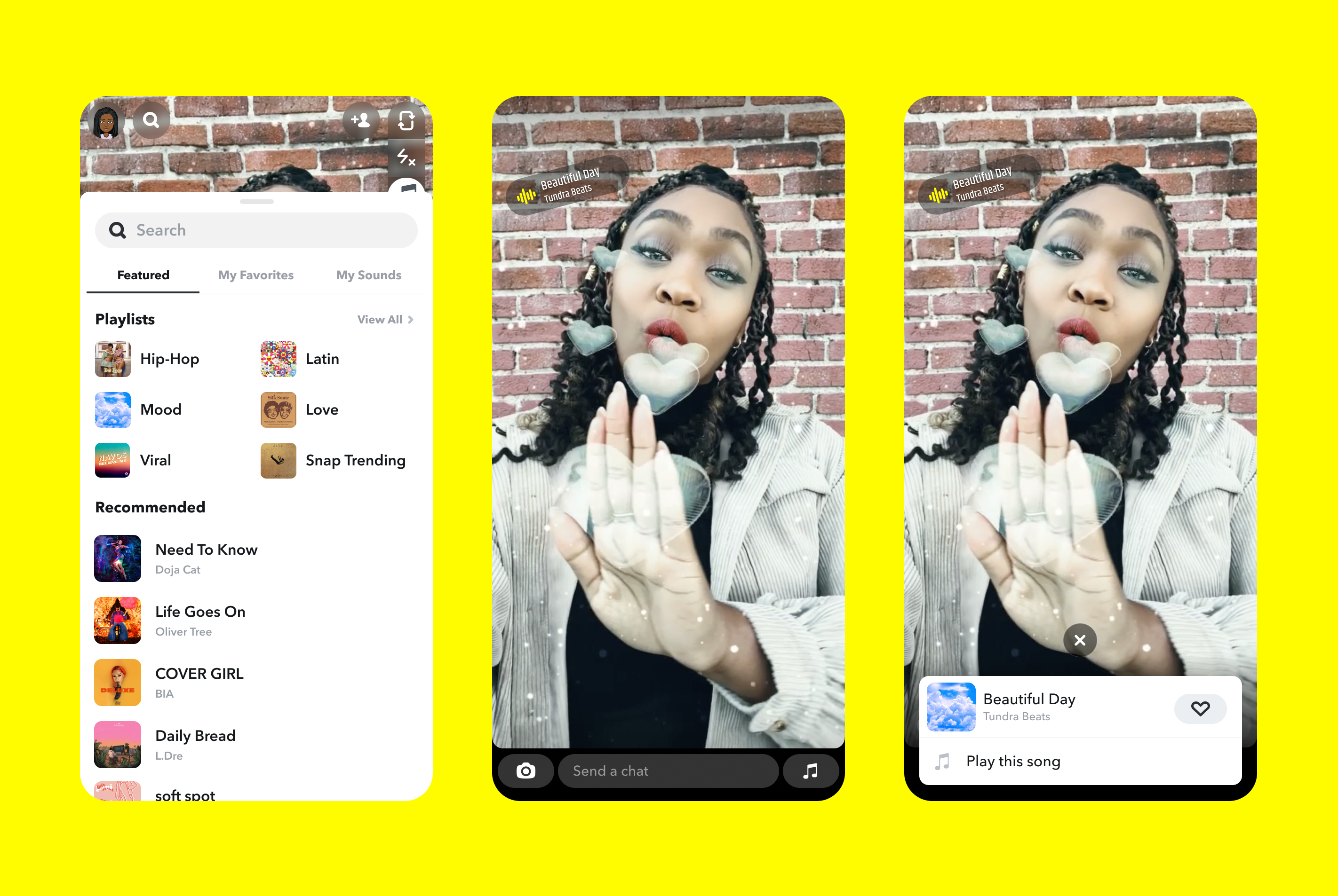 Snap Adds Sony Music to its Library; Creates New AR Music Lenses - Snap  Newsroom