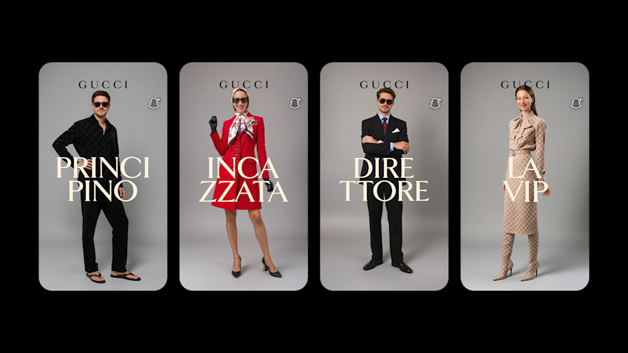 Gucci launches the first Sponsored AI Lens for luxury with Snapchat