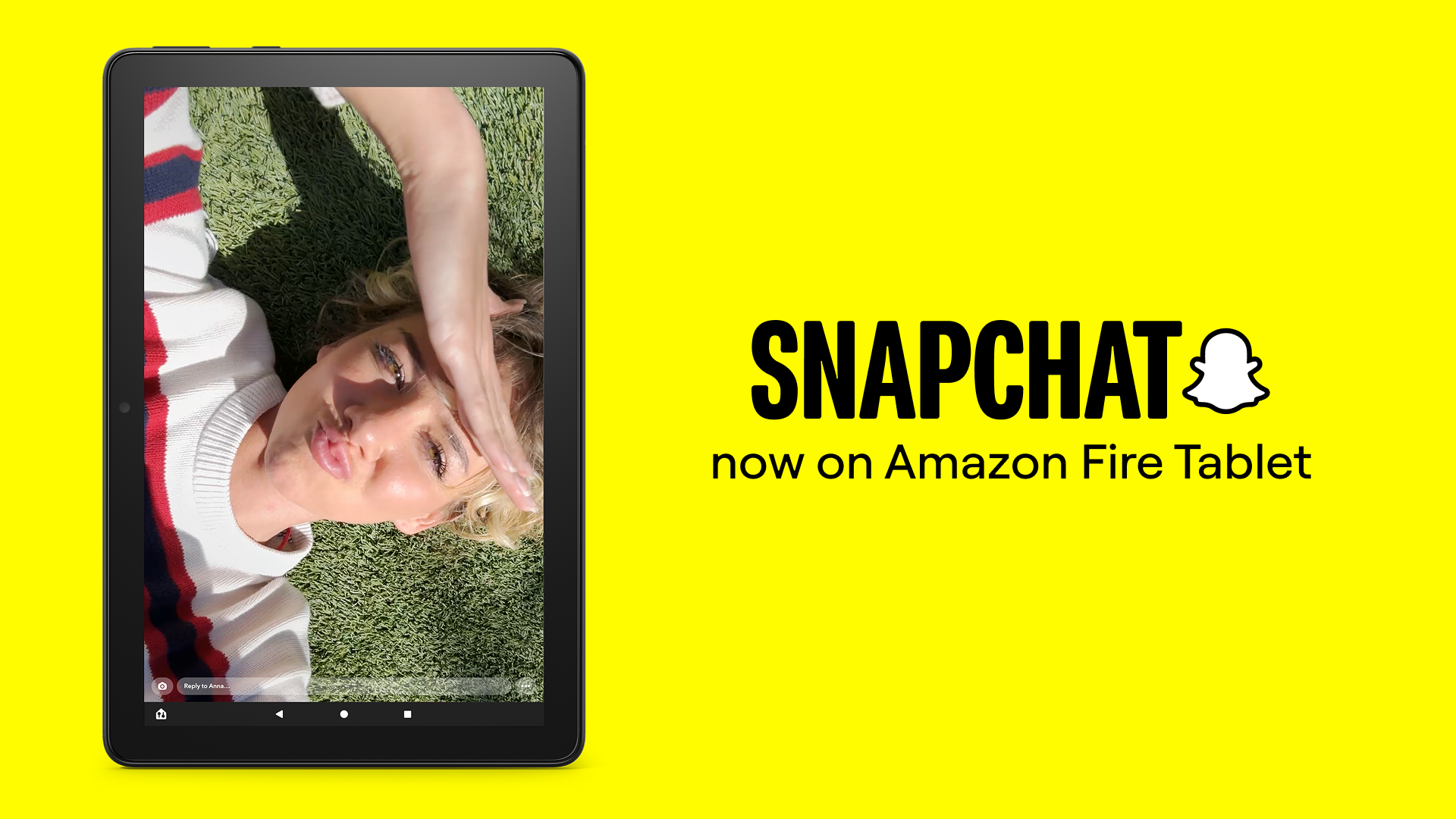Snapchat di Amazon Fire Tablet
