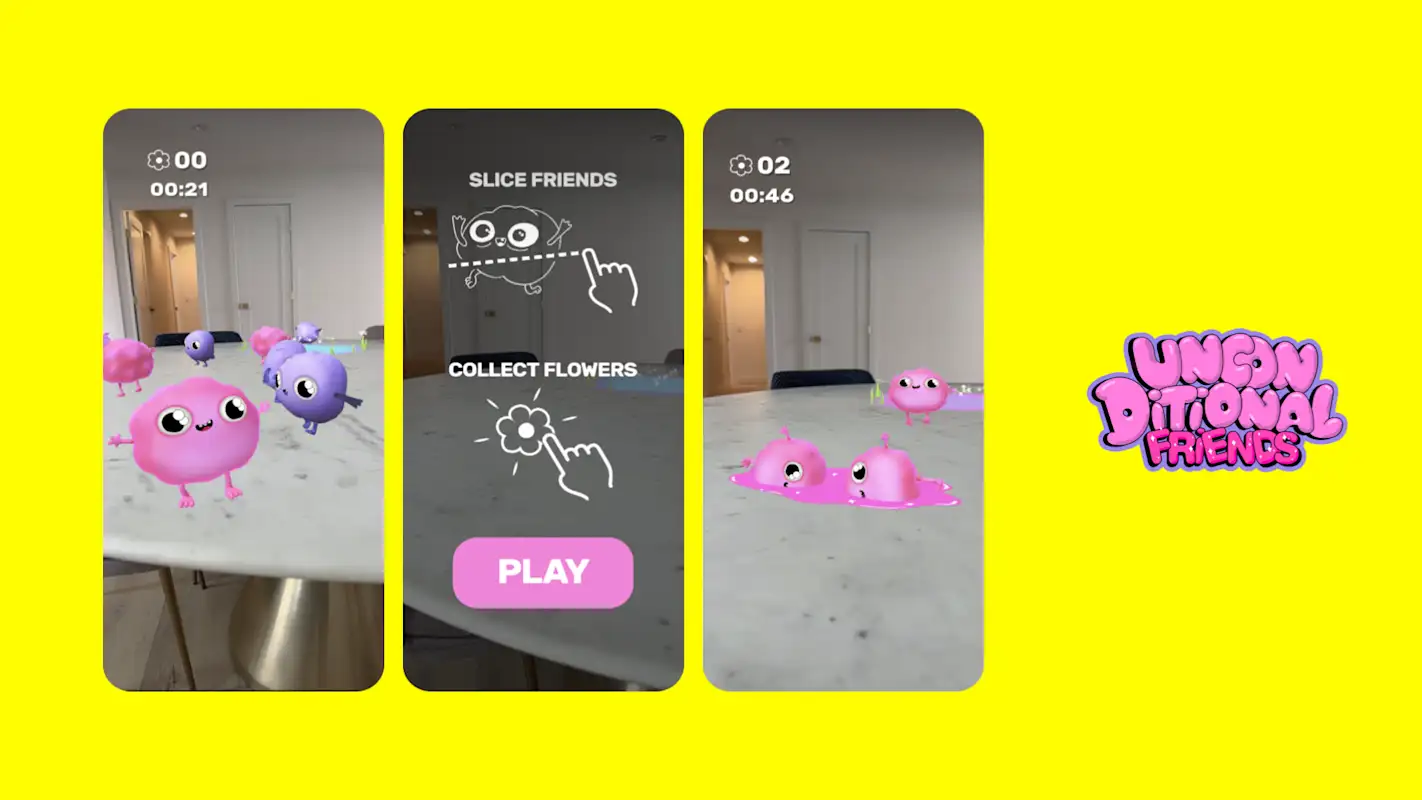 Unconditional Friends Snapchat Lens