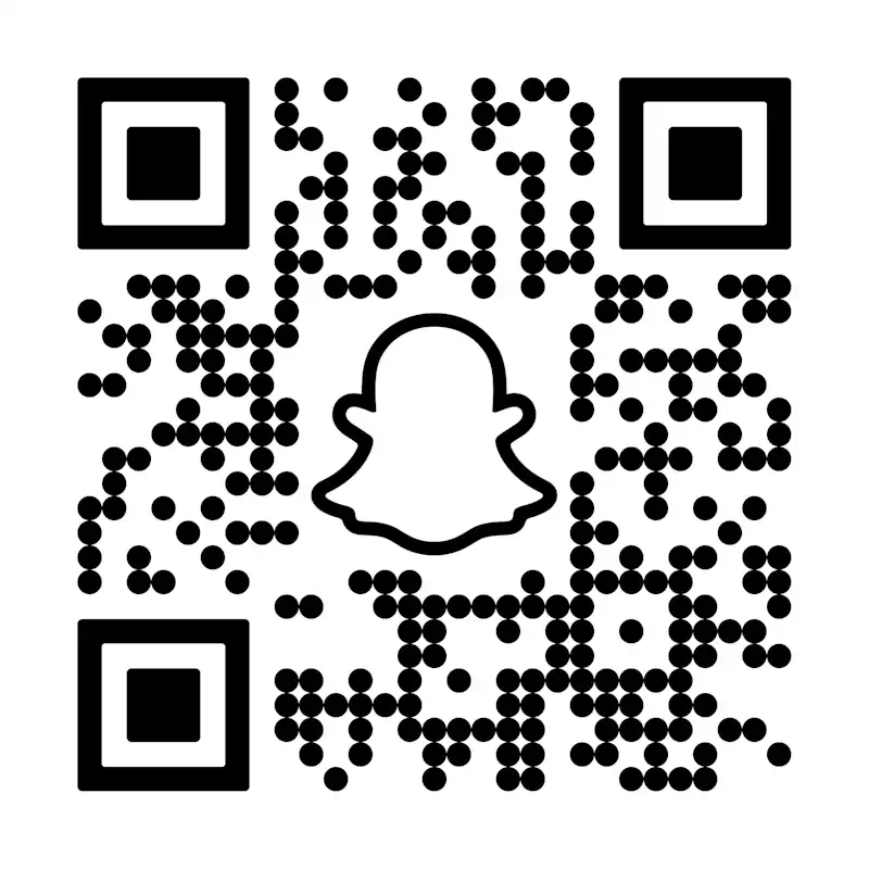 QR Code to experience the Broadway History Lens on Snapchat.