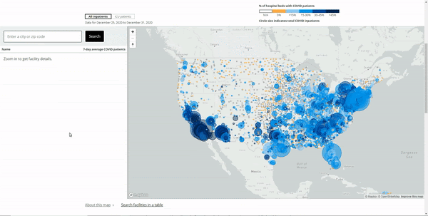 .gif showing how to copy a link to a specific hospital facility from our interactive HHS map.