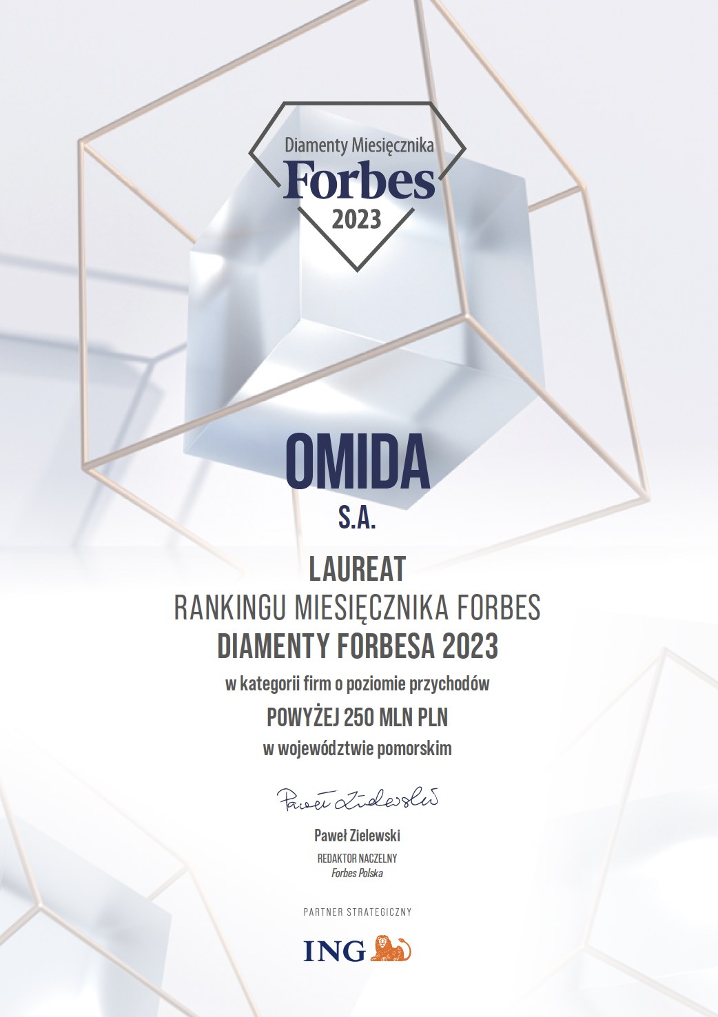 Forbes Diamonds 2023 - Omida