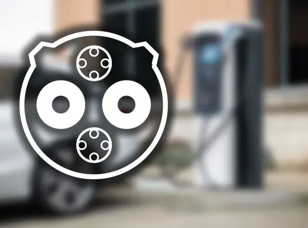 An image of a chademo outlet socket/connector