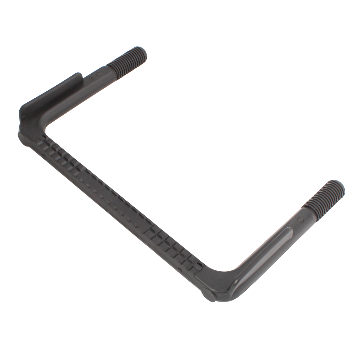 Steigbügel Stahl, schwarz, Form B, Kl.2