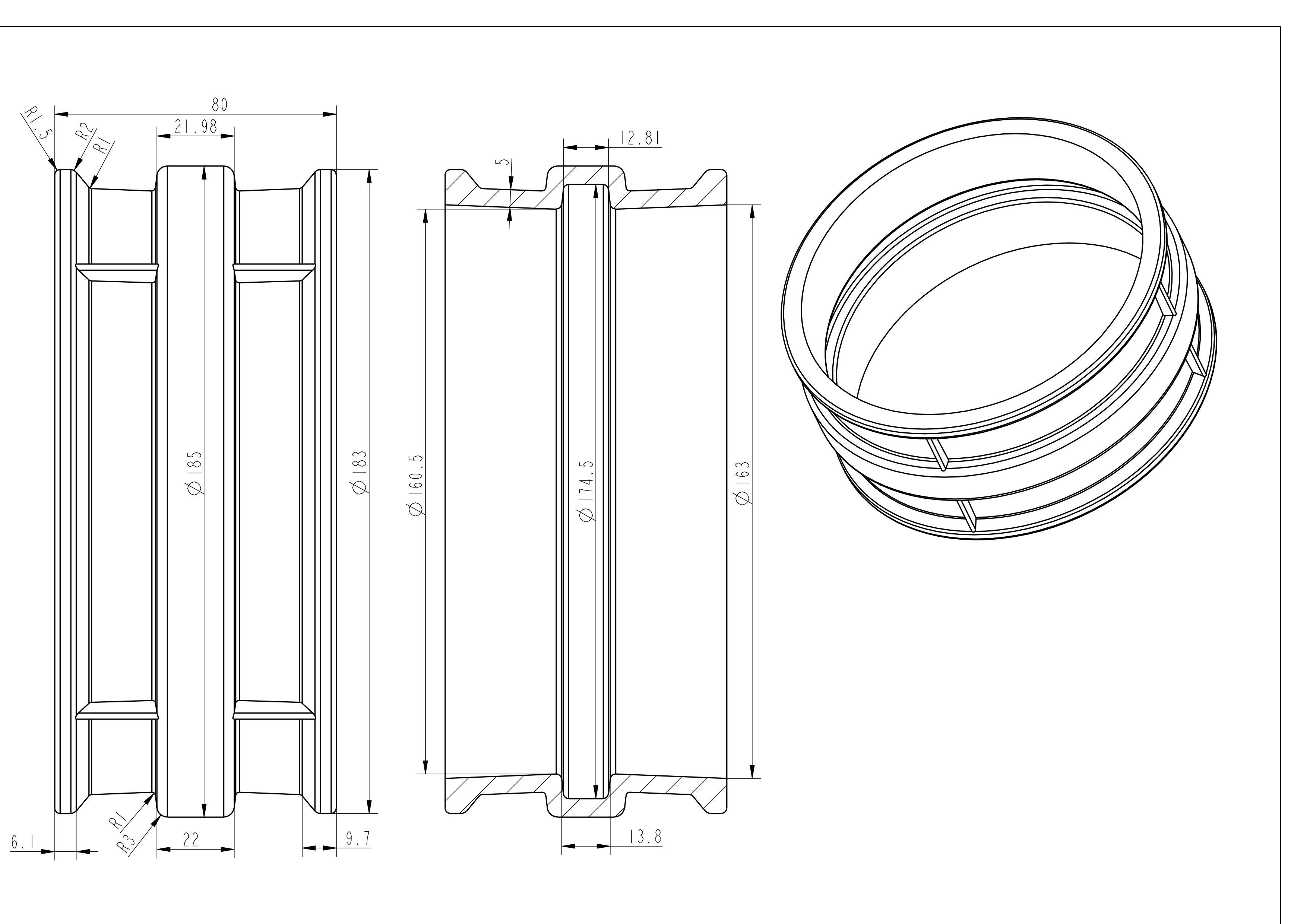 KGF-Manhole Collar (without upstand) DN150 BL80