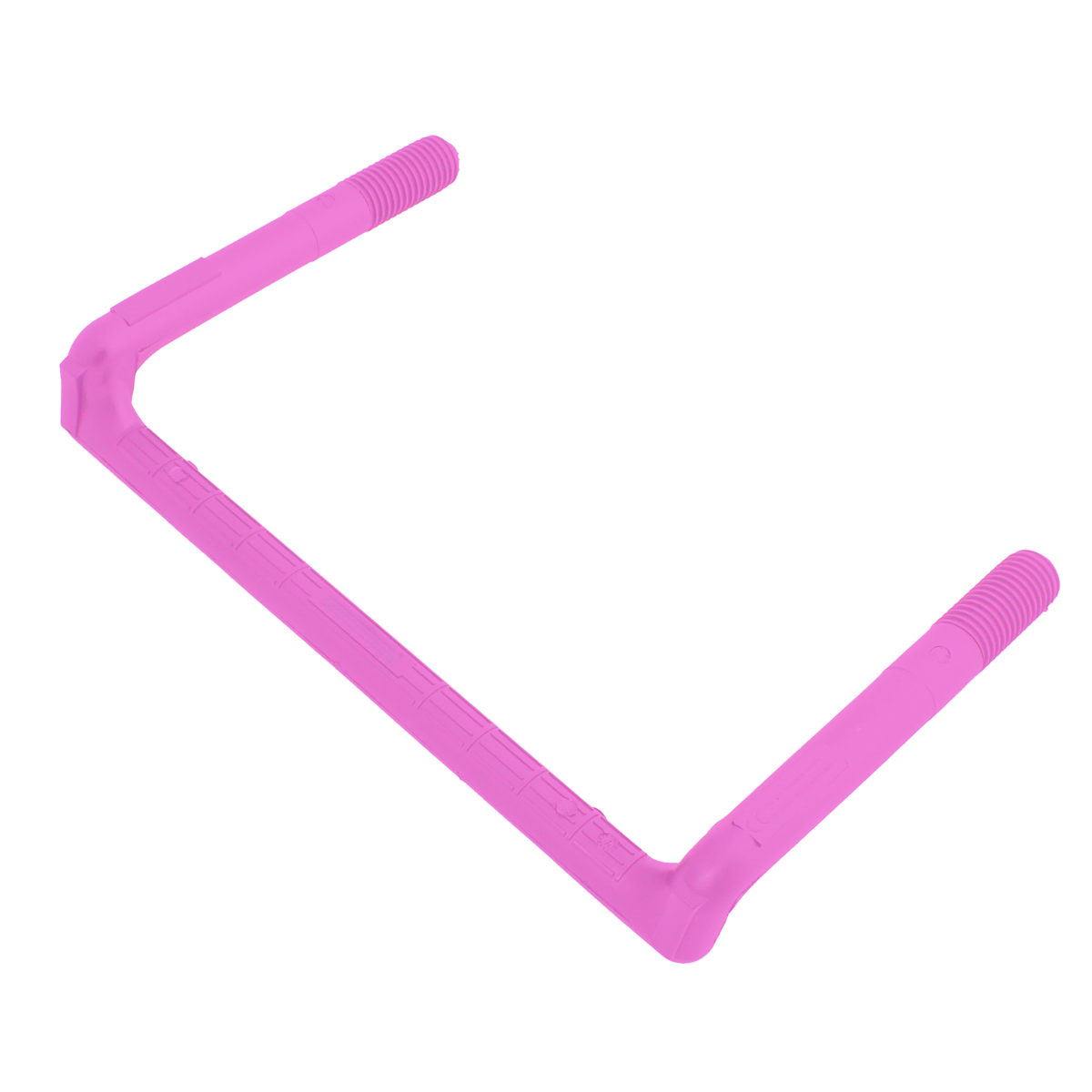Steigbügel Edelstahl V4A, violett, Form A, Kl.1