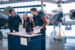 aircraft mechanics teamwork