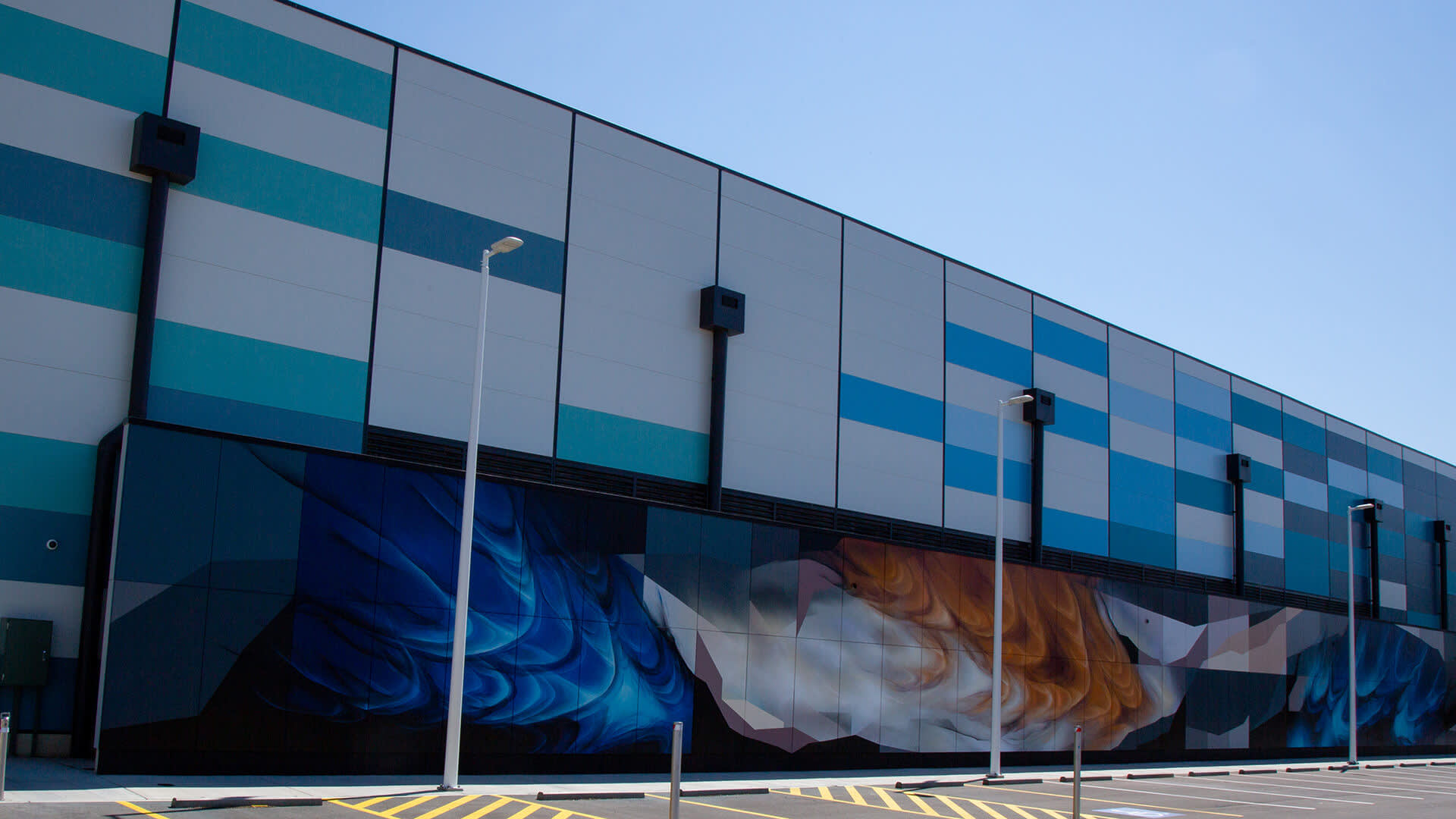 An exterior view of The Lights community and sports centre