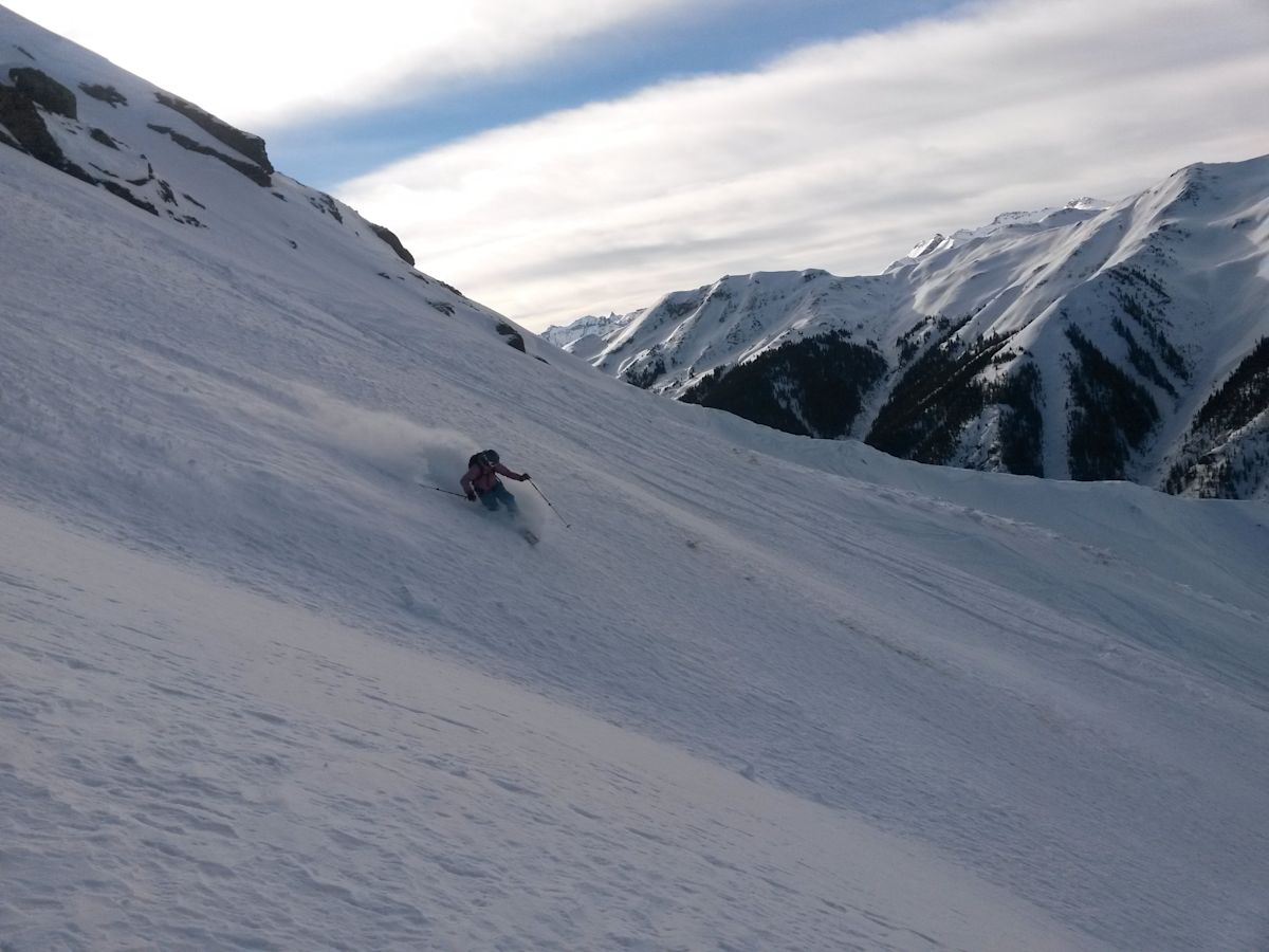 Skiing in Silverton, CO Jan. 2016 | Photo by: Ben Shear