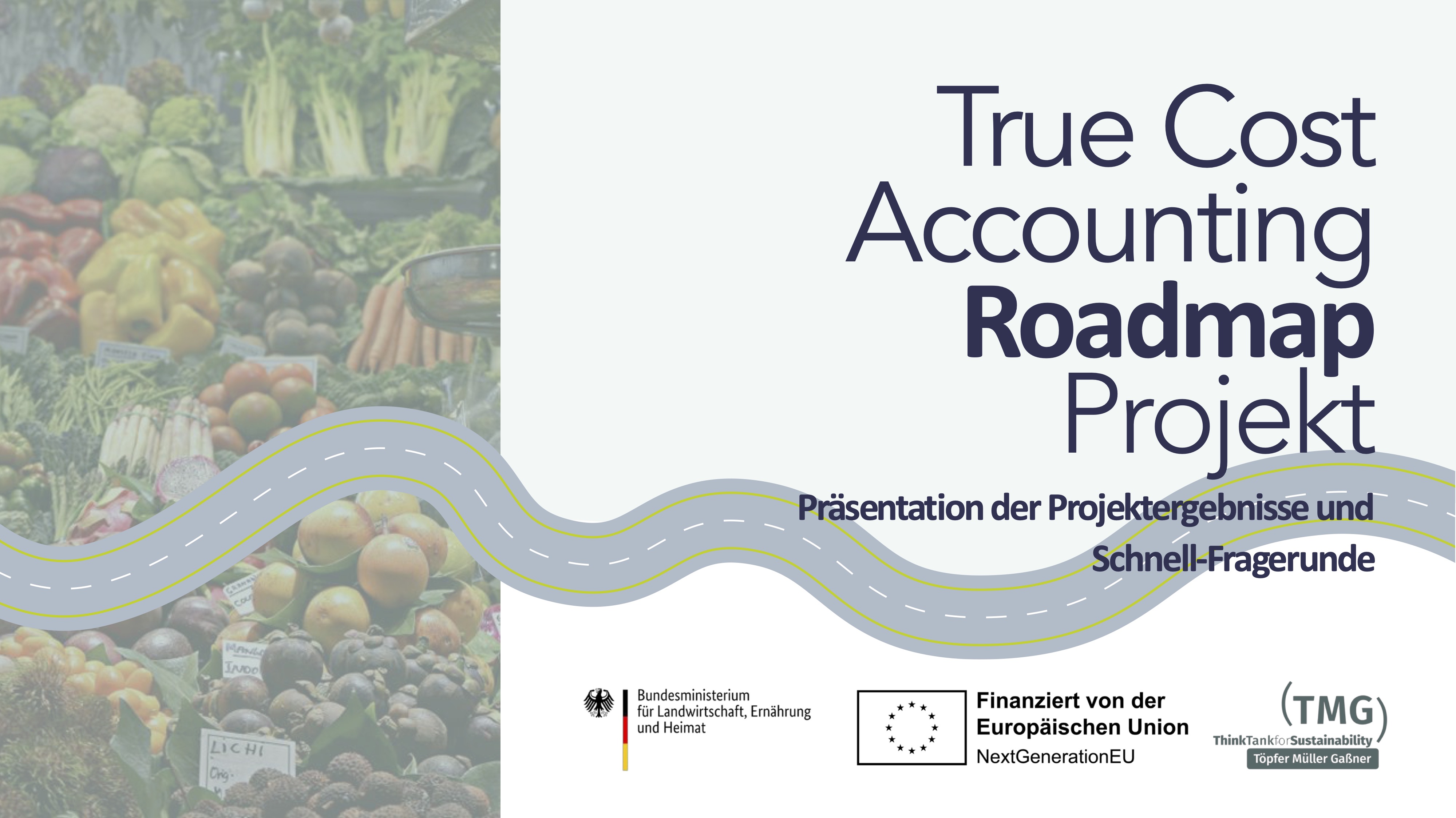 True Cost Accounting Roadmap Projekt: Präsentation der Projektergebnisse