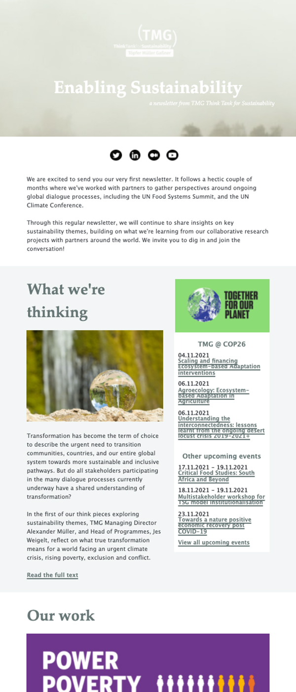 Newsletter #1