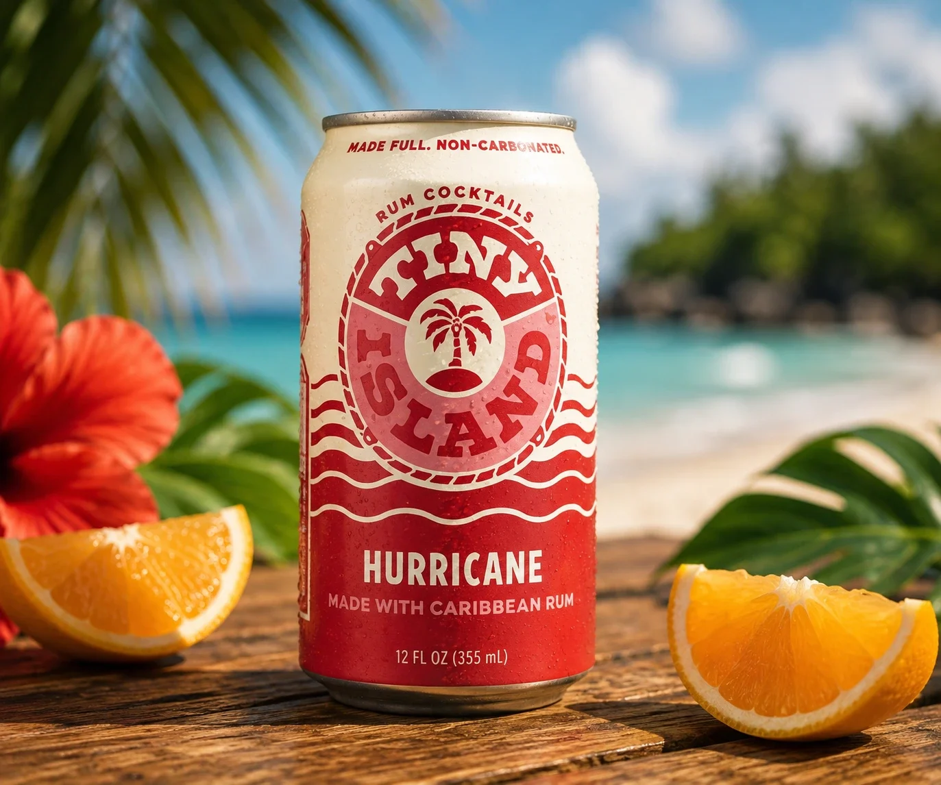 Tiny Island Hurricane, one of four cocktails in the range