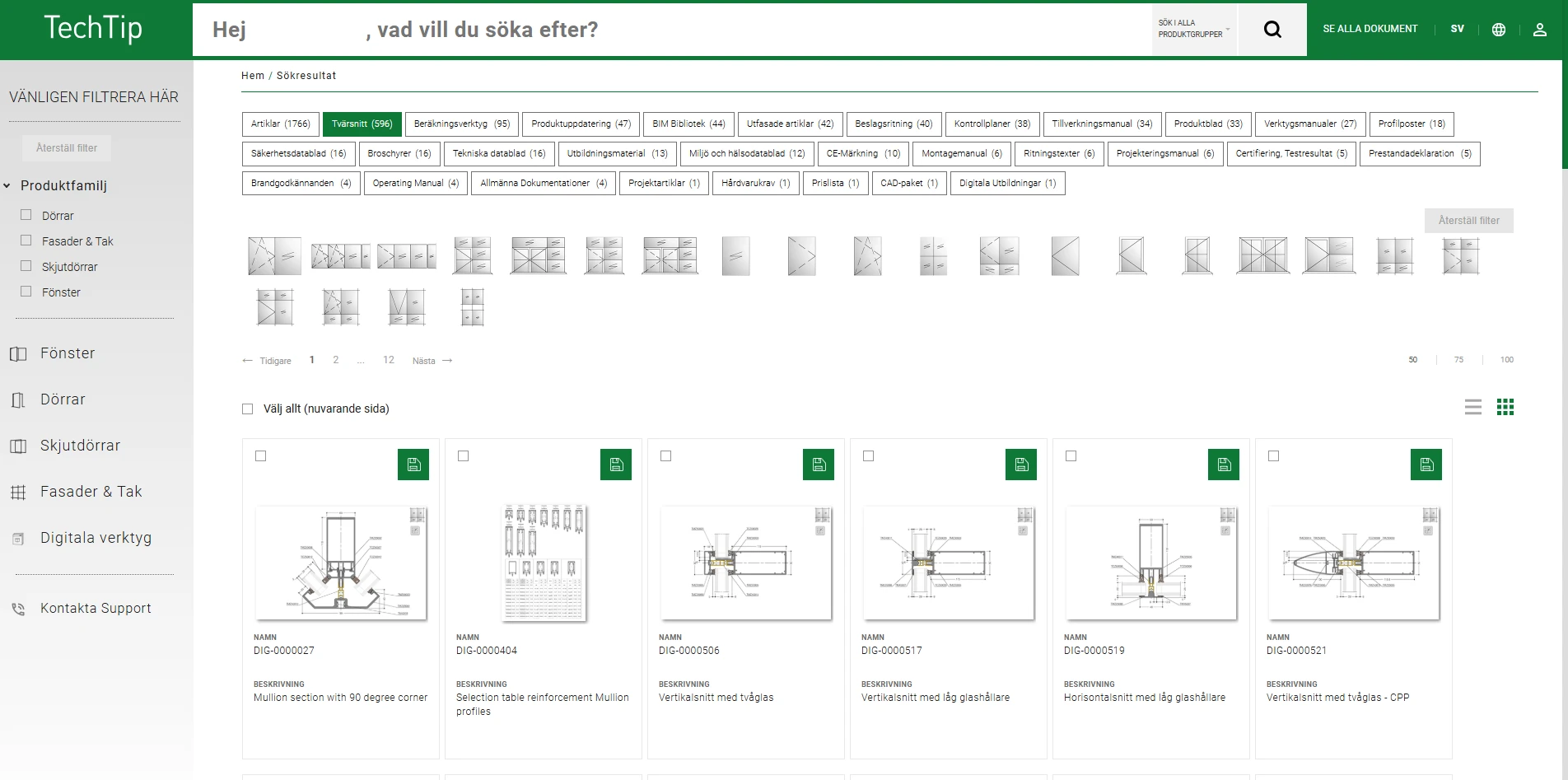 en komplett database for prosjektene dine