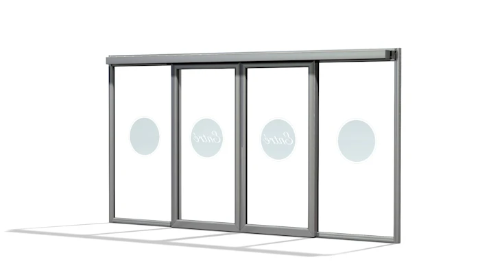 SAPA Dörr 2086 Entreskjutdörr, Automatisk