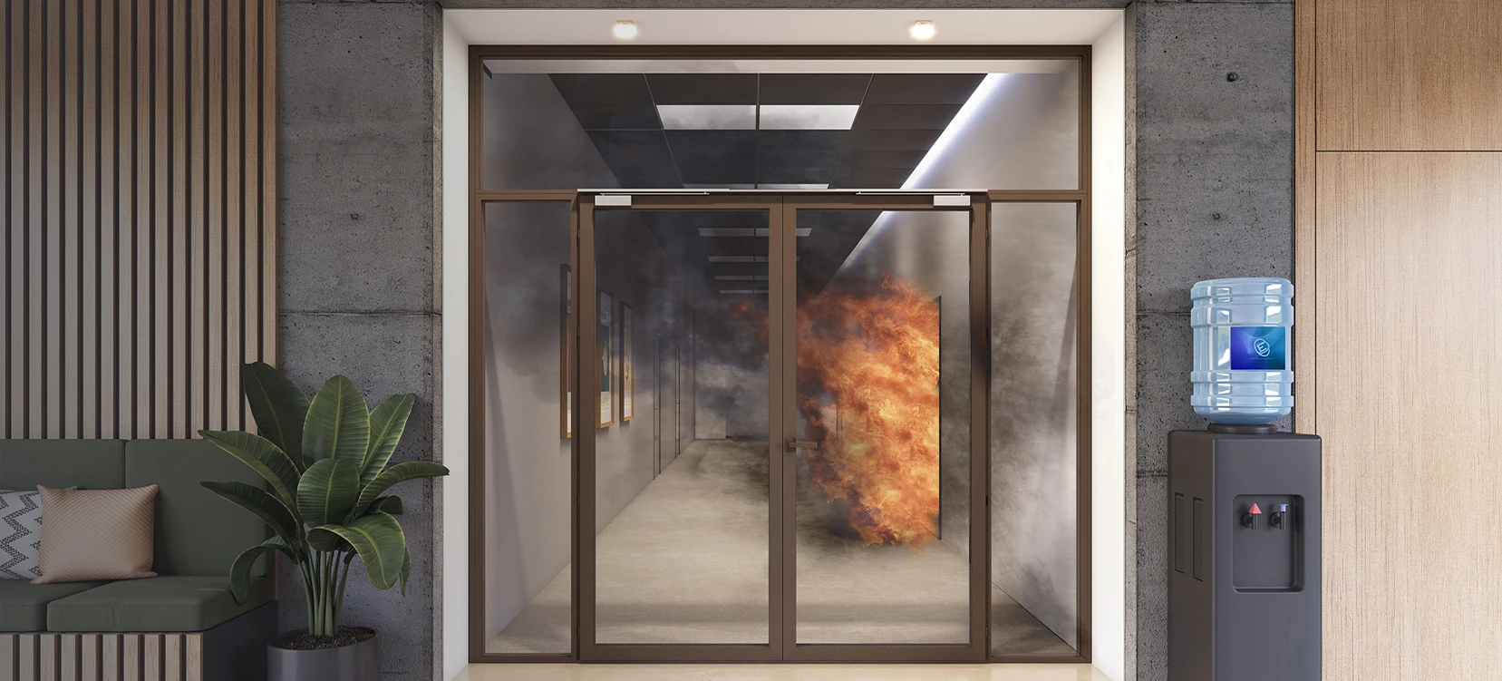 Solutions sécurité incendie TECHNAL