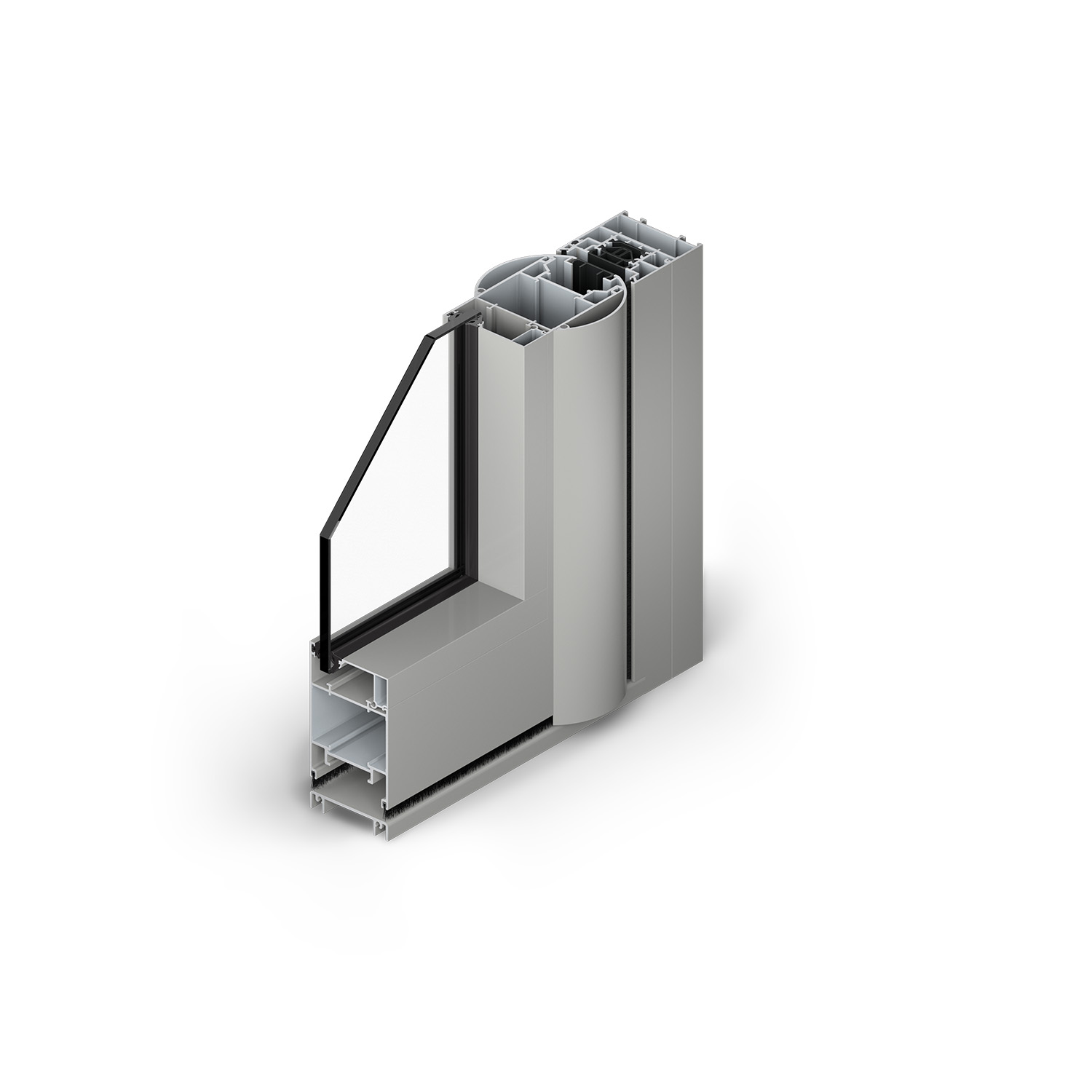 Double action - SOLEAL Next 65N / 65 - Doors Aluminium - TECHNAL