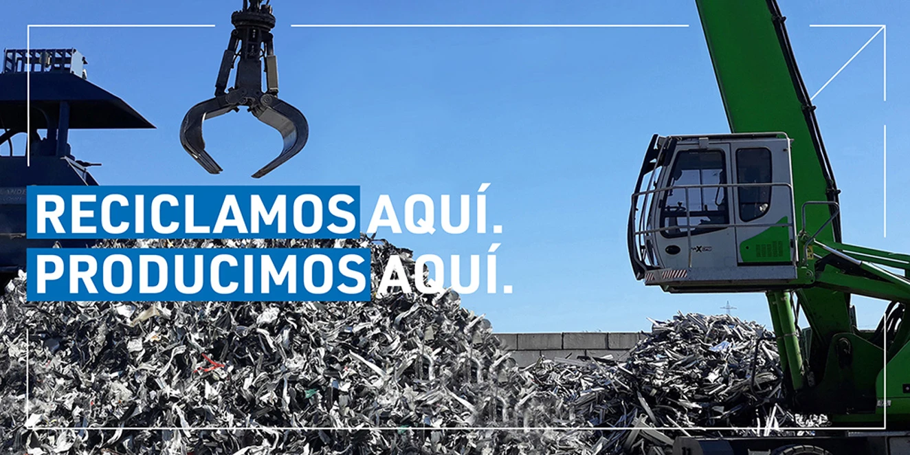 “Reciclamos aquí, producimos aquí”