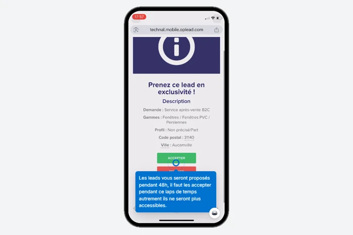 etape 2 : evaluation de l'opportunité