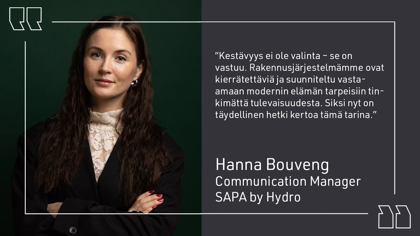 Hanna Bouveng qoute FI