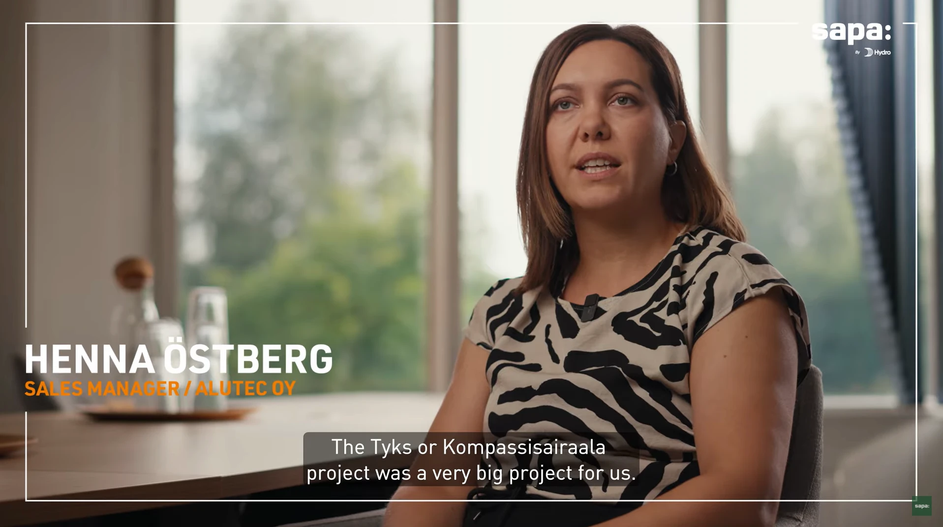 henna östberg om tyks-projektet og samarbejdet med sapa